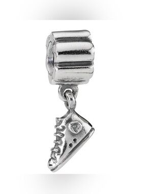 Authentic Pandora Retired Sneaker 925 Ale Sterling Silver Dangle Charm